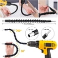 thumbnail image 2 of Flexible Drill Bit Extension & Universal Socket Wrench Tool Set, 105° Right Angle Drill Attachment,, 2 of 8