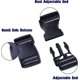 thumbnail image 4 of 4 hebillas de plástico (ancho de 40 mm) para liberación rápida en el lateral de pulseras, mochilas y equipo táctico, 4 of 5