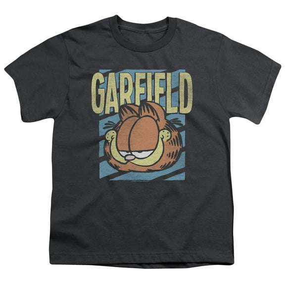 Garfield Rad Garfield S/S Youth 18/1 T-Shirt Charcoal