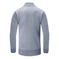thumbnail image 5 of Vedolay Men's Fall Sweater Oversized Knitted Pullover Loose Sweater Grey,L, 5 of 5
