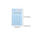 thumbnail image 3 of Scientific Calculator, Portable 8-Digit Mini Calculator for Students, Compact Plastic Keys Non-Slip Bottom Pad Clear Display, Blue, 3 of 7