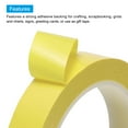 thumbnail image 3 of 1-1/5" x 72 Yard Graphic Tape Whiteboard Tape Dry Erase Pinstripe Tape for Grid Chart, Light Yellow, 3 of 5