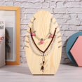 thumbnail image 4 of HAHADAXA Wooden Jewelry Display Stand Desktop Necklace Earring Storage Rack Holder Jewelry Organizer Necklace Hanger for Home, 4 of 7