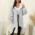 thumbnail image 6 of Giftesty Womens Homewear Clothing Women's Fashion Casual Solid Color Long Sleeve Robes, 6 of 6