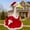 K, variant on Chanana Christmas Porch Goose Outfit for 23" High Cement or Plastic White Santa Claus Costume Lawn Christmas Goose Outfit for Yard Lawn Outdoor Garden Patio Xmas Holiday Decor