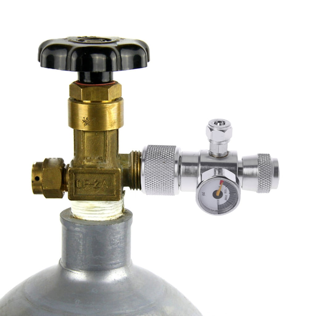 ProfessionalCO2 Pressure Gauge Regulator Manometer Over 1500PSI Reducer JIS M22-14 Aluminum Alloy Used for Industrial