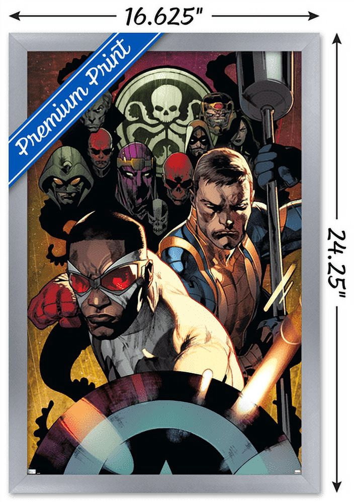 Marvel - Baron Zemo - All-New Captain America #2 Wall Poster, 14.725" x 22.375", Framed
