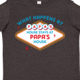 thumbnail image 4 of Inktastic Las Vegas Stays at Papa's Boys or Girls Toddler T-Shirt, 4 of 5