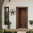 thumbnail image 5 of Rustic Metal Circle Lone Star 24" – Large Vintage Metal Wall Decor for Home – Decorative Round Iron Art Sculpture – Vintage and Rustic Home Decor Wall Hanging Art, 5 of 9