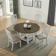 thumbnail image 2 of Multifunctional expansion folding table, can sit 4 people, with storage space, four side folding table can save space colleagues can also expand the use area, suitable for kitchen, living room ect., 2 of 9
