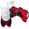 thumbnail image 4 of Disfraz de perro mascota para juego de rol, ropa roja, traje de carnaval de Halloween, disfraz de piscina, disfraz de cachorro, 4 of 5