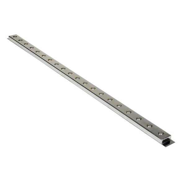 Vestil Manufacturing BALL-S60 60 x 2.75 in. Bande de Transfert de Balle & 44; Chrome