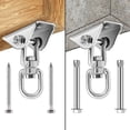 thumbnail image 4 of 2 Pcs Kit de Suspension pour Hamac, Crochets Ultra Durables pour Balançoire Rotative, 4 of 5