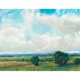 thumbnail image 2 of OToole, Tim 32x26 Black Ornate Wood Framed with Double Matting Museum Art Print Titled - Looming Clouds II, 2 of 4