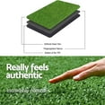 thumbnail image 3 of Goasis Lawn Artificial Grass Rug, 6x76 FT (456 Square FT) Synthetic Artificial Grass Turf, Indoor Outdoor Garden Balcony Lawn Landscape Faux Grass Rug with Drainage Holes, 3 of 8