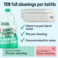 thumbnail image 4 of Sunny & Honey Heavy Duty Carpet Cleaner Solution for Machines - 32fl oz, Spring Mint, 4 of 10