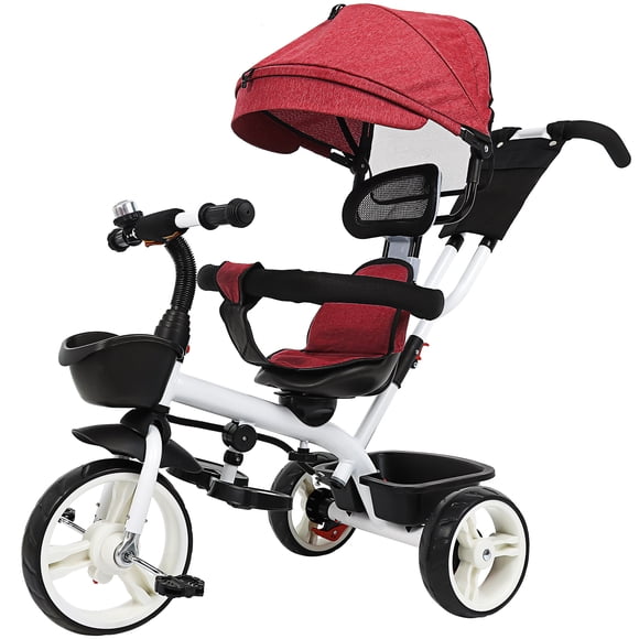Triciclo para niños, cochecito de niño, triciclo para bebé, triciclo para bebé, cochecito de bicicleta, cochecito triciclo