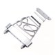 thumbnail image 4 of WEUVEB Tailpiece De Metal Plateado Con Textura Delicada Para Guitarra Jazz, 4 of 8