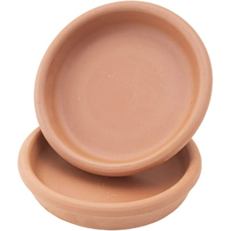 

Handmade Clay Roaster Pan Set of 2 Lead-Free Terracotta Pots for Cooking Unglazed Round Earthenware Pottery Cookware Suitable for Stovetop and Oven-Cooking
