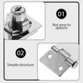 thumbnail image 3 of unbranded 1Jgo Cerradura Con Llave Para Gabinete Plateado Protección Segura, 3 of 8