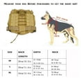 thumbnail image 3 of MarinaVida Dog Harness Solid Color 1000D Nylon Breathable Mesh Adjustable Training Vest, 3 of 5