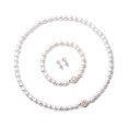 thumbnail image 1 of Qarigey Collar de perlas, colgante para mujer, adorno de vestir, hermosos collares elegantes para mujer, accesorio de moda, regalo de Festival Ropa, zapatos y accesorios Miscelánea Blanco tipo 3 Qarigey AP015431-03, 1 of 6