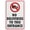 Warning Sign 1, variant on No Diving Sign 12\u201dX8\u201d Metal Signs Aluminum Sign Pre-Drilled Holes For Easy Mounting Indoor Or Outdoor Use For Fence Door Or Gate
