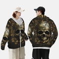 thumbnail image 4 of Lsque Vintage Gold Leaf Skull UPF 50+ Lightweight Sun Protection Men's Women's Long Sleeve Shirt, Hoodie Performance -Large, 4 of 9