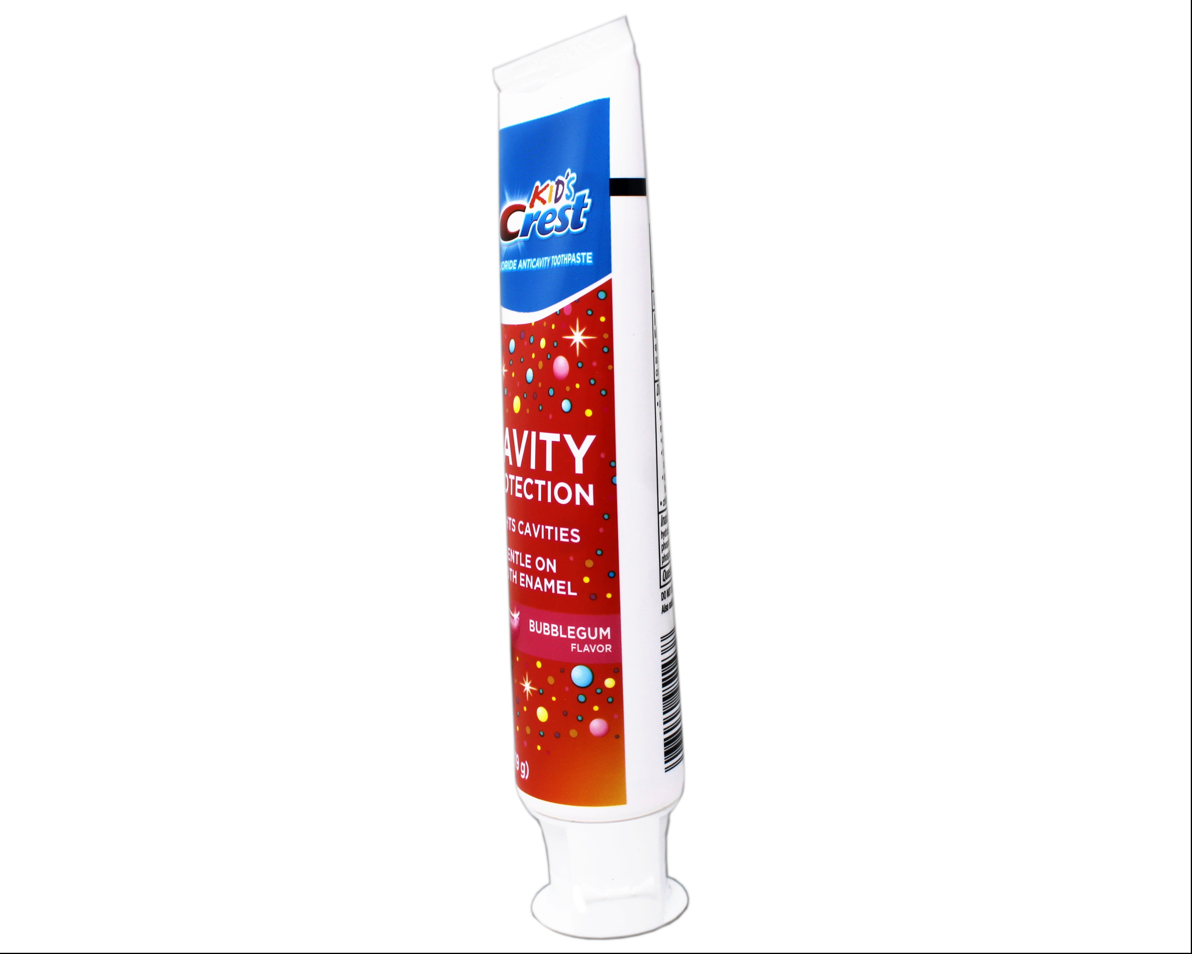 Crest Kid's Toothpaste Cavity Protection Gel Formula, Bubblegum, 4.2 Ounce - 5 Pack