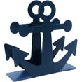 thumbnail image 1 of Vintage Metal Nautical Anchor Napkin Holder (BLUE), 1 of 5