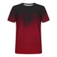 thumbnail image 4 of Camisetas de Manga Larga para Hombres Imprimir Fallow Cuello Redondo Camiseta, Moda Casual Manga Corta Mezcla de Algodón/Lino, 4 of 9