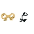 thumbnail image 1 of Asa de mueble,Tirador de latón con forma de lazo para muebles o armario,Figura de escritorio,Escultura abstracta de pensador para la oficina o el hogar,Figura decorativa de escritorio,estilo, 1 of 8