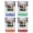 Multicolor (4-Pack), variant on Montego Bay Jamaica Vintage Design Souvenir 2 oz Square Shot Glass – Blue