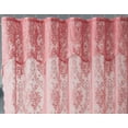 thumbnail image 2 of Warm Home Designs Pink Lace Shower Curtain 72 W x 72 L Inches with Attached Valance & Tassels. LA Pink 72, 2 of 5