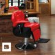 thumbnail image 4 of Sillon Barbero Big Room silla Reclinable Estetica Uso Rudo 200 kilos rojo, 4 of 9