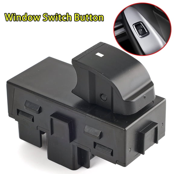OEMASSIVE Window Switch For Chevrolet Silverado 1500 GMC Sierra 1500 Rear 2007-2013 Black