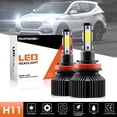 thumbnail image 1 of 2pcs H11 Low Beam LED Headlight Bulb Kit For Toyota Camry 2007-2017, 1 of 11