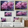 thumbnail image 4 of Designart "Unveiled Beauty Of Lilacs IV" Lilacs Floater Framed Canvas Art Print, 4 of 5