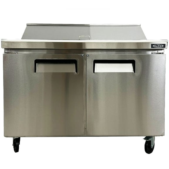 NSF 49 in. Commercial Refrigerated Sandwich Prep Table 13 Cu.Ft. Mega Top Refrigerator Sandwich Prep Table ETL