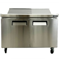 NSF 49 in. Commercial Refrigerated Sandwich Prep Table 13 Cu.Ft. Mega Top Refrigerator Sandwich Prep Table ETL