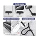 thumbnail image 5 of 2pzs Colgantes Y Correas Celular Cuerpo Moda Ajustable 10mm negro-rosa, 5 of 5
