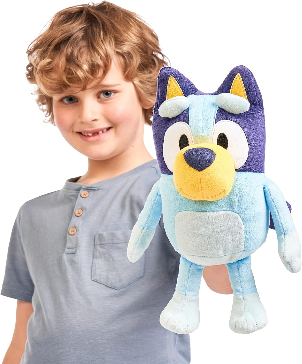 Bluey SFX Plush, Feature, Interactive Talking Plush, 13" Plush,17143