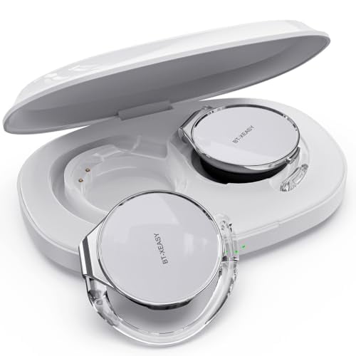 Auriculares On Ear Bluetooth 5.4, Auriculares Abiertos con Cancelación de Ruido Inalámbricos, Auriculares Deportivos con Clip en Forma de Gota de Agua Bluetooth con 4 Micrófonos, Auriculares de Ajuste