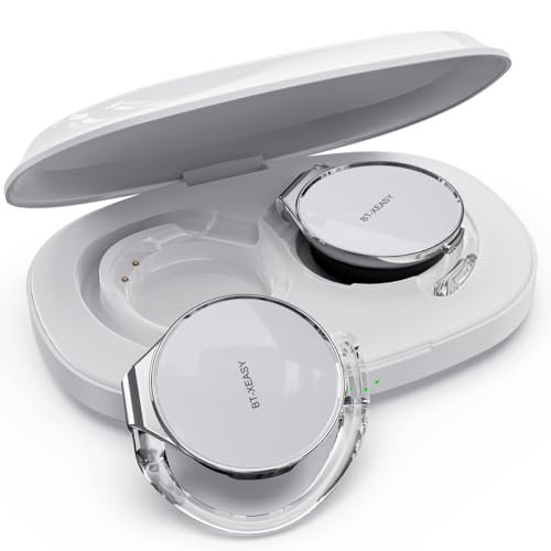 Auriculares On Ear Bluetooth 5.4, Auriculares Abiertos con Cancelación de Ruido Inalámbricos, Auriculares Deportivos con Clip en Forma de Gota de Agua Bluetooth con 4 Micrófonos, Auriculares de Ajuste