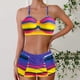 thumbnail image 1 of Traje de baño tankini de verano para mujer, talla grande, estampado, bikini dividido, traje de baño de dos piezas para mujer, trajes de baño tankini para mujer, traje de baño de 2 piezas para mujer, t, 1 of 5