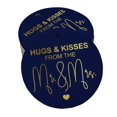 thumbnail image 1 of Inkdotpot Hugs & Kisses From The Wedding Bottle Tag Real Gold Foil Favor Hang Tag 100 Pack, 1 of 6