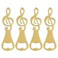 thumbnail image 1 of Abridor de botellas de cerveza con música de 4 piezas, abridor de botellas de guitarra, abridor de botellas de barman, amantes de la música, bebedores., 1 of 5