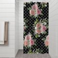 thumbnail image 2 of Pioneer Flower Floral Print Pattern Shower Curtain 36"x72" ,Bathroom Decorative Shower Curtains Set with 12 Hooks,Modern Waterproof Washable Shower Curtain, 2 of 6