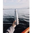 thumbnail image 2 of S'well Vacuum Insulated Stainless Steel Water Bottle, Silver Lining, 17 oz, 2 of 5