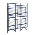 thumbnail image 4 of Pemberly Row Three-Tier Wide Folding Shelf in Blue Metal, 4 of 5
